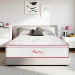 Anydove Queen Size Mattress 10/ 12 inch, Innerspring Mattress Queen in a Box, Hybrid Mattress for Pressure Relief, Pink - Image 5