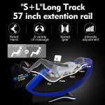 KOLLECKTIV 4D Massage Chair Zero Gravity Full Body Shiatsu Stretch SL Track, 12 Auto Modes & 6 Massage Techniques, Heating, AI Vioce, Electric Calf-rest Extension, Black and Blue - Image 4