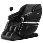 KOLLECKTIV Massage Chair 4D Zero Gravity Full Body Shiatsu Yoga Stretching SL Track, Heating, Black